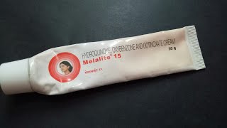 Melalite 15 Cream Review  Skin Lightening Cream  Uses Benefits and Side Effect of Melalite Cream [upl. by Lakim556]