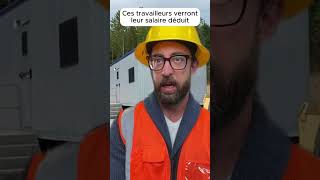 Ces travailleurs verront leur salaire déduit foryou youtubeshorts funny fake situation ⚠️ [upl. by Golding]