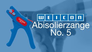 Kabel abisolieren leicht gemacht  WEICON TOOLS Abisolierzange No 5 [upl. by Sneve]