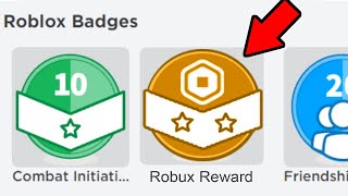 This Badge Gives FREE Robux [upl. by Biancha]