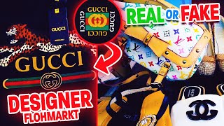 GUCCI AUF EINEM DESIGNER FLOHMARKT GEFUNDEN   FASHION VLOG  MAHAN [upl. by Aihsoek653]