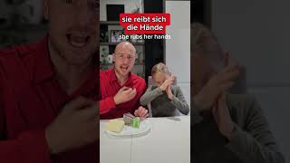 reiben sich die Hände reiben Schadenfreude 🇩🇪deutsch germanonline almanca allemand alemao tysk [upl. by Neddie]