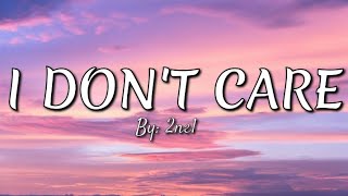 I dont care 2NE1 LYRICS [upl. by Anahsor800]