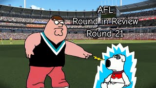 AFL Round in Review I Round 21 [upl. by Magee]