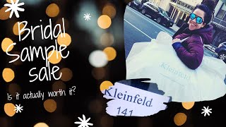 Kleinfeld Sample Sale 2020 WHAT ACTUALLY GOES DOWN CAN YOU REALLY FIND THE PREFECT WEDDING DRESS [upl. by Akir]