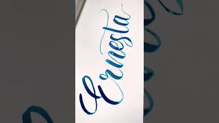 Hi Ernesta comment namerequest lettering [upl. by Rednaeel]