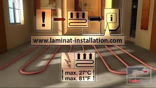 1 Clic 2 Go How to Install Laminate Flooring Instructional Video  BampM Stores [upl. by Anyar490]