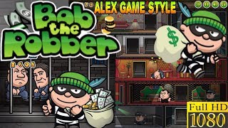 Bob the Robber 1  Full Walkthrough All Levels Classic Game [upl. by Mossman]