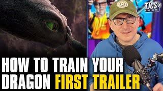 How To Train Your Dragon Live Action Trailer Drops And Looks Fantastic [upl. by Ennirok]