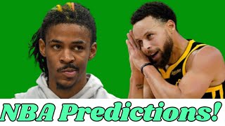 NBA WESTERN CONFERENCE STANDINGS PREDICTIONS [upl. by Lizette]