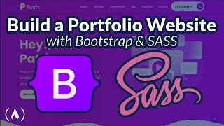 Learn Bootstrap 5 and SASS by Building a Portfolio Website  Full Course [upl. by Ahsilav]