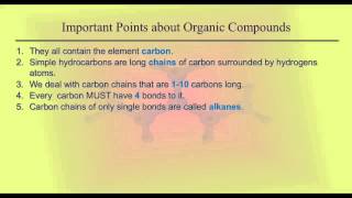 Biochemistry Chapter 2 Lesson 1 Hydrocarbons [upl. by Vlad]