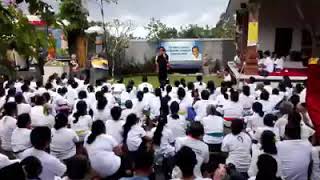 Dalang cengblonk live Saat pembukaan pesraman yoga ketawa di Desa Angantaka [upl. by Jelene]