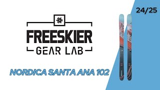 FREESKIER Gear Lab First Impression Nordica Santa Ana 102 [upl. by Naut]