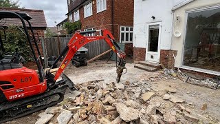 Single Storey Extension Stage One Digging out Finding Out and Falling In [upl. by Ailecara]