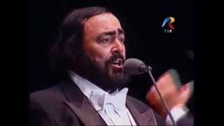 Luciano Pavarotti  O sole mio live in București 1999 [upl. by Colville]