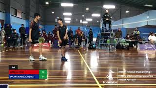 2022 U17 Finals Australian National Championship  Boys Doubles Gold Medal Match [upl. by Laveen]