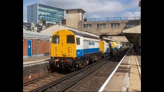 Balfour Beatty 20s 20901 and 20905 on SWML duties working 6J09 [upl. by Ridan]