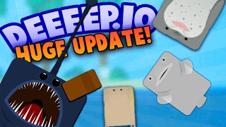 HUGE UPDATE NEW ANIMALS  ZONE  Worm Blobfish King Crab Angler Sea Lion  Deeeepio Gameplay [upl. by Siouxie]