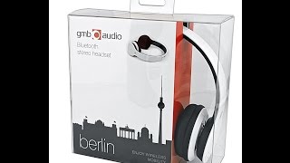 Gembird Bluetooth stereo headset BHPBERW UNBOXING  Greek [upl. by Etirugram888]