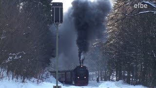 Zauberhafter Winterdampf im sonnigen Harz 02032013 [upl. by Aracat649]