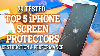 I Tested amp Broke 1500 worth of iPhone Screen Protectors Top Picks Revealed [upl. by Hplodnar]