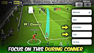 5 Best Corner Kick Tips 🥶✅  eFootball 2025 Mobile  efutballgamerz [upl. by Syned]