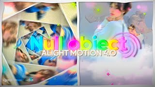 Alight Motion 40  Null object tutorial  2 Transitions 3D [upl. by Lipson]