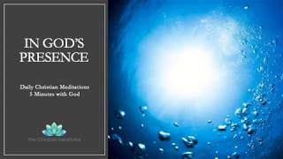 5 Minutes to Feel Gods Presence  Christian Morning Meditation [upl. by Boyd661]