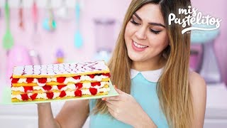 COMO HACER PASTEL MIL HOJAS  MIS PASTELITOS [upl. by Enorahs]