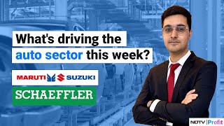 Maruti Suzuki and Schaeffler The Stocks That Dominated The Auto Sector This Week [upl. by Lester]