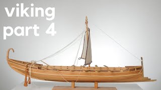 Model Ship Building  Wooden Ship Model  How to Build a Ship Model  Viking Part 4 [upl. by Haimes573]