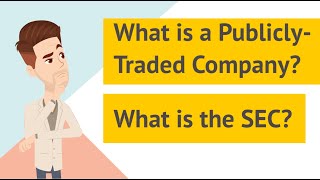 What is a Publicly Traded Company and What is the SEC [upl. by Inava]