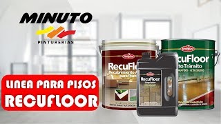 Linea para pisos Recufloor  recubrimiento protectores epoxi limpiador [upl. by Zaremski653]