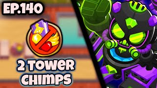 This Is The Easiest 2 Tower Chimps in BTD6 [upl. by Kroo]