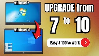 How to Upgrade Windows 7 to Windows 10 Easiest Method Works 100 [upl. by Ocram770]