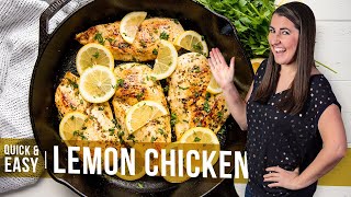 How to Make Quick and Easy Lemon Chicken  The Stay At Home Chef [upl. by Redneval]