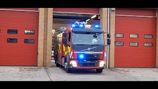 Morriston Mid and West FRS Volvo FL Responding to an incident M44P1 [upl. by Currey]