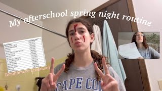 My afterschool spring night routine [upl. by Phillipp91]