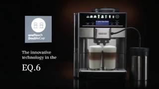 Siemens EQ6 fully automated coffee machine with oneTouch DoubleCup [upl. by Chimene]