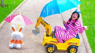 Rain Rain Go Away Song Nursery Rhymes for Kids Family Fun 2 [upl. by Jankell438]