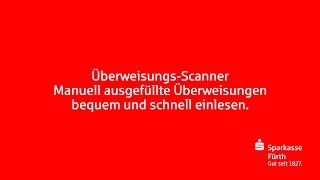 „EINFACH ONLINE“  mit dem ÜberweisungsScanner [upl. by Sorgalim]