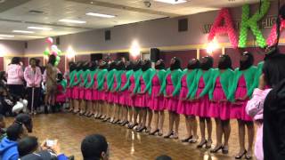 WMU Alpha Kappa Alpha Sorority Inc Probate [upl. by Ettenyl63]