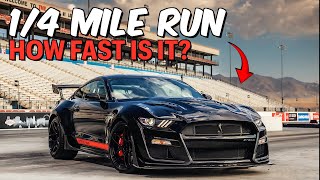 Shelby’s GT500 Code Red Runs 14 Mile In an Insane Record Time  Full Review amp Analysis [upl. by Autrey437]