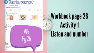 GET SMART PLUS 3  WORKBOOK PAGE 26  ACTIVITY 1  LISTEN AND NUMBER [upl. by Haissi]