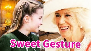 Princess Charlotte Sweet Gesture From Camilla Melts Hearts [upl. by Flip]