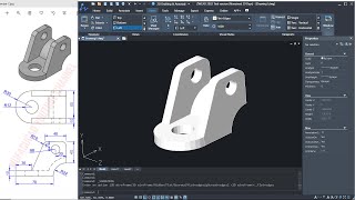 ZWCAD 2022 Basic 3D Modeling Tutorial For Beginner COMPLETE [upl. by Aisetra]