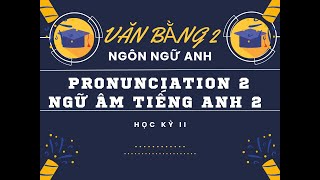 044 HKII Ngữ âm tiếng Anh 2 Pronunciation 2  03 VB2 NGÔN NGỮ ANH 10072024 [upl. by Notyap80]