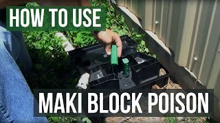 How to Get Rid of Rats and Mice with Maki Block Poison [upl. by Askari]