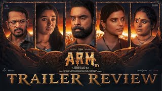 ARM  Trailer Review  Tovino ThomasKrithi ShettyMohanlal Kayadu Lohar  Basil Joseph [upl. by Karleen]